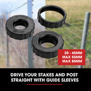 BAUMR-AG 38cc 4-Stroke Petrol Post Driver, with Carry Case & 3 Piling Sleeves