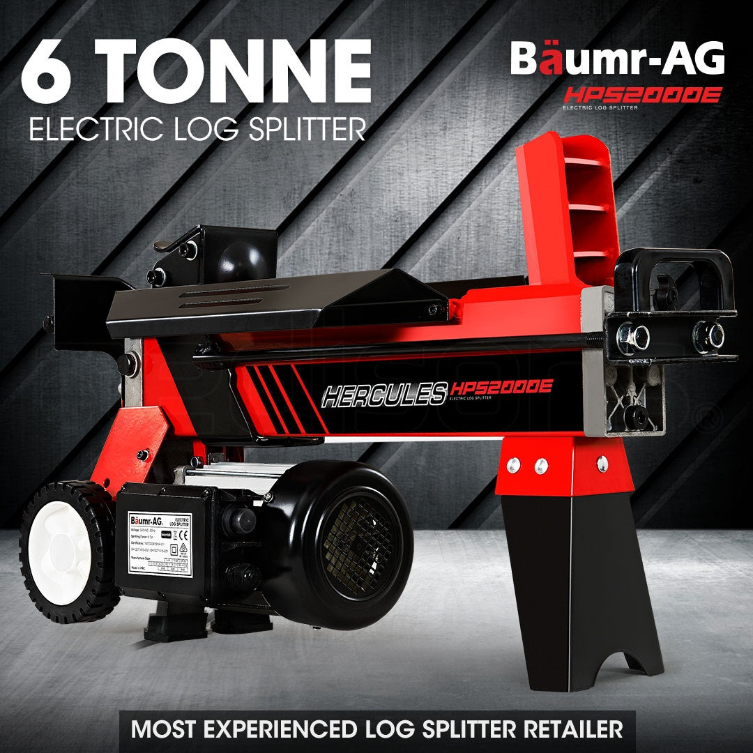 BAUMR-AG 6 Ton Hydraulic Electric Wood Log Splitter – Baumr-AG