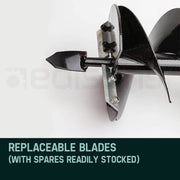 Baumr-AG Post Hole Digger 62CC Posthole Earth Auger Fence Borer Petrol Drill Bit