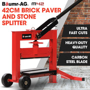 BAUMR-AG Manual Block Splitter, 420mm Cutting Length, Cutter for Paver Brick Stone