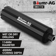 Baumr-AG Diamond Core Drill Bit 114mm Concrete Wet Dry Tile Stone Brick Marble 1-1/4 UNC
