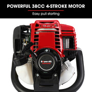 BAUMR-AG 38cc 4-Stroke Petrol Post Driver, with Carry Case & 3 Piling Sleeves