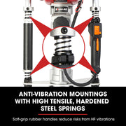 BAUMR-AG 38cc 4-Stroke Petrol Post Driver, with Carry Case & 3 Piling Sleeves