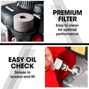 BAUMR-AG Petrol Lawn Mower 139cc 16