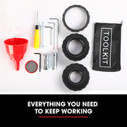 BAUMR-AG 38cc 4-Stroke Petrol Post Driver, with Carry Case & 3 Piling Sleeves