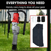 BAUMR-AG HP360e 2200W Electric Post Driver, with 2 Piling Socket Sleeves