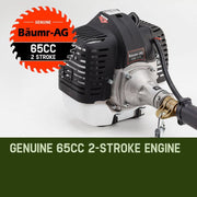 BAUMR-AG 65cc 9in1 Long Reach Garden Multi-tool, Pole Saw, Hedge & Line Trimmer, Brush Cutter, 12