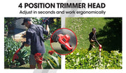 PRE-ORDER BAUMR-AG Cordless 2 in 1 Pole Chainsaw and Hedge Trimmer Combo Kit, with 20V SYNC Battery and Charger