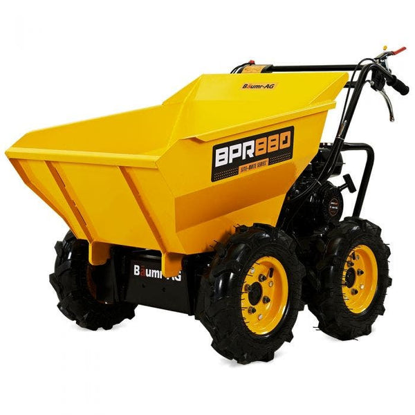 Baumr-AG Power Wheelbarrow Motorized Mini Petrol Powered Wheel Barrow
