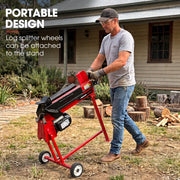 BAUMR-AG Log Splitter Stand for HPS2000E, BLS-2, 735mm Raised Work Platform, Powder-Coated Steel Support Base, Heavy-Duty Frame