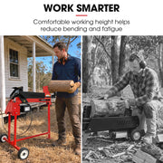 BAUMR-AG Log Splitter Stand for HPS2000E, BLS-2, 735mm Raised Work Platform, Powder-Coated Steel Support Base, Heavy-Duty Frame