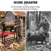 BAUMR-AG Log Splitter Stand for HPS3800E, BLS-4, 730mm Raised Work Platform, Powder-Coated Steel Support Base, Heavy-Duty Frame