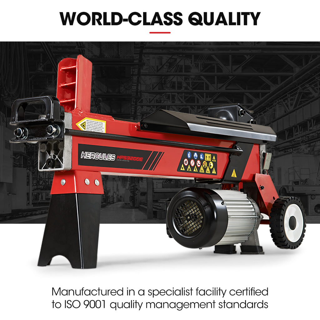BAUMR-AG 9 Ton Hydraulic Electric Wood Log Splitter – Baumr-AG