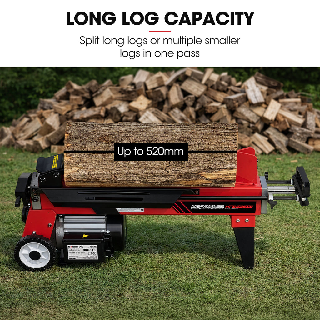 BAUMR-AG 9 Ton Hydraulic Electric Wood Log Splitter – Baumr-AG