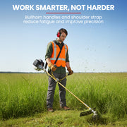 Baumr-AG 65CC Brushcutter Whipper Snipper Trimmer Brush Cutter Multi Pole Tool