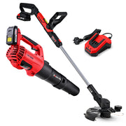 PRE-ORDER BAUMR-AG 20V SYNC Cordless Brushless Leaf Blower & Line Trimmer Combo Kit, with Battery and Fast Charger