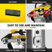 BAUMR-AG BRM-500 64KG Petrol Tamper Rammer Vibratory Plate Compactor, for Soil Sand Gravel Asphalt