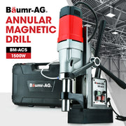Baumr-AG 1500W Magnetic Annular Cutter Drill Press, Automatic Lubrication