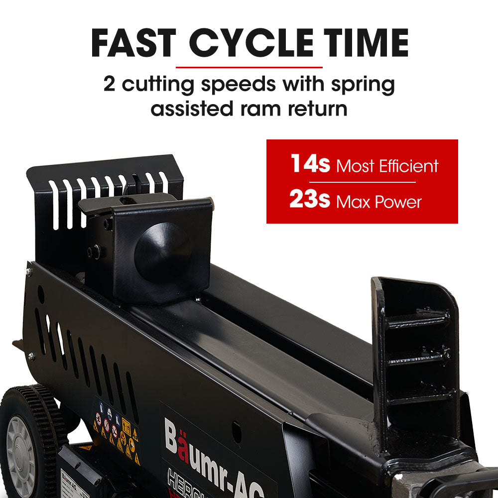 BAUMR-AG 10 Tonne Electric Hydraulic Wood Log Splitter - HPS3800E ...