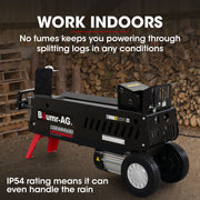 BAUMR-AG 10 Tonne Electric Hydraulic Wood Log Splitter - HPS3800E