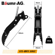 BAUMR-AG Hydraulic Thumb for BSR8000 Mini Excavator, Heavy-duty and Precision Bulk Material Handling, Versatile Multi-use