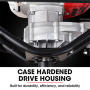 BAUMR-AG Petrol Post Hole Digger, Safety Stop Brake, 200mm Double Helix Earth Auger Bit