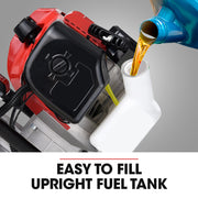 BAUMR-AG Petrol Post Hole Digger, Safety Stop Brake, 150mm+200mm Double Helix Earth Auger Bits