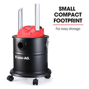 BAUMR-AG 20L 1200W Ash Vacuum Cleaner, for Fireplace, BBQ, Fire Pit