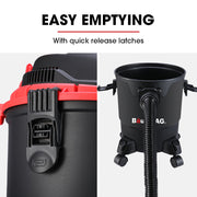 BAUMR-AG 20L 1200W Wet and Dry Vacuum Cleaner, with Blower, for Car, Workshop, Carpet
