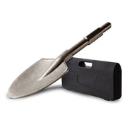 BAUMR-AG 130mm Clay Pointed-Tip Spade Jackhammer Chisel, 30mm Hex with Bonus Carry Case
