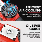 Baumr-AG 2200W Pro-Grade Electric Demolition Jackhammer, with 3 Bonus Chisels, Steel Carry Case