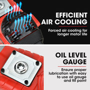 Baumr-AG 2400W Pro-Grade Electric Demolition Jackhammer, with 3 Bonus Chisels, Carry Case