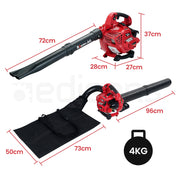 BAUMR-AG Petrol Hand-Held 3-in-1 Leaf Blower Vacuum Mulcher