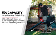 Baumr-AG Petrol Leaf Blower Vacuum 4 Stroke - Vac Garden Commercial Hand Outdoor