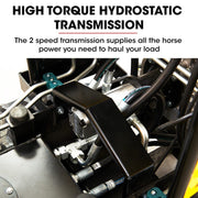 BAUMR-AG Motorised Ride On Tracked Wheelbarrow Dumper, 10HP Briggs & Stratton Petrol Engine 500kg Capacity (BPR1000)