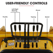 BAUMR-AG Motorised Ride On Tracked Wheelbarrow Dumper, 10HP Briggs & Stratton Petrol Engine 500kg Capacity (BPR1000)