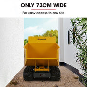 Baumr-AG Motorised Tracked Wheelbarrow Dumper, Briggs & Stratton CR950 Petrol Engine, 500kg Capacity