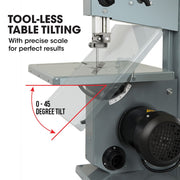 Baumr-AG 350W Wood Bandsaw, Benchtop, 80mm Cutting Depth (BS30)