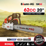 Baumr-AG 62CC Petrol Commercial Chainsaw 20