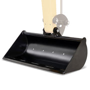 PRE-ORDER BAUMR-AG Grading Ditching Bucket for BSR8000 1T Mini Excavator, 700mm, 43L, Heavy-duty Steel, Spreading, Backfilling