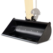 BAUMR-AG Grading Ditching Bucket for BSR8000 1T Mini Excavator, 700mm, 43L, Heavy-duty Steel, Spreading, Backfilling