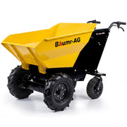 PRE-ORDER BAUMR-AG 300kg / 110L Electric Wheelbarrow, Motorised Tipping Action, 48V 20Ah Battery Powered Mini Dumper