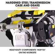 BAUMR-AG BRM-500 64KG Petrol Tamper Rammer Vibratory Plate Compactor, Lightweight, for Soil Sand Gravel Asphalt