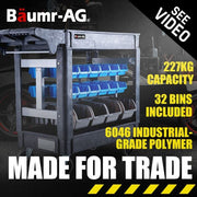 Baumr-AG Parts Bin Trolley Service Utility Cart Storage Mobile Tool Workshop