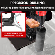 BAUMR-AG 3200W 280mm Concrete Core Drill with Stand Rig