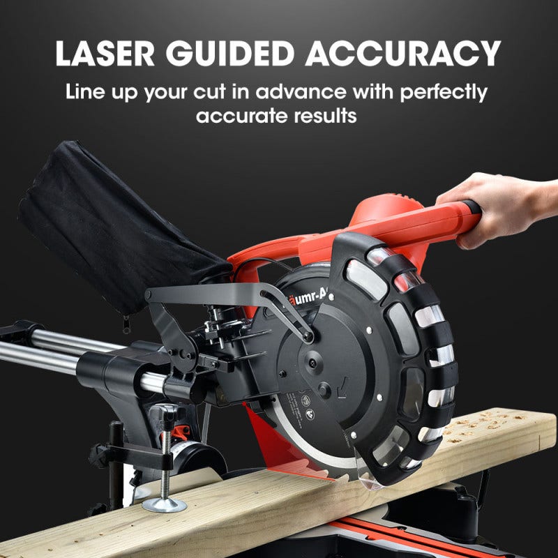BAUMR-AG 254mm Dual Bevel Sliding Compound Mitre Drop Saw – Baumr-AG