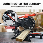 BAUMR-AG 254mm Dual Bevel Sliding Compound Mitre Drop Saw