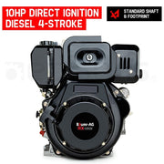 Baumr-AG 10HP Diesel Stationary Engine Electric Start OHV Replacement Motor