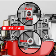 BAUMR-AG 7HP Petrol Engine Stationary Motor OHV Horizontal Shaft Electric Start 4-stroke