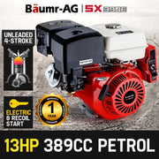PRE-ORDER BAUMR-AG 13HP Petrol Stationary Engine OHV 4 Stroke Horizontal Shaft Electric Start Motor